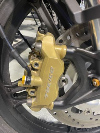 Pinzas Freno Delanteras Tokico Doradas
