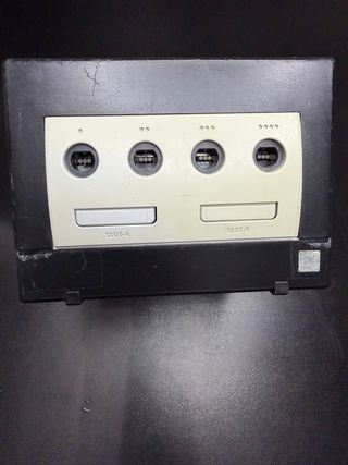 Consola Nintendo GameCube Negra y Naranja
