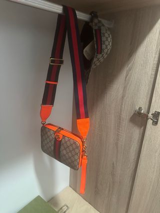 Bolso Gucci GG Supreme Naranja