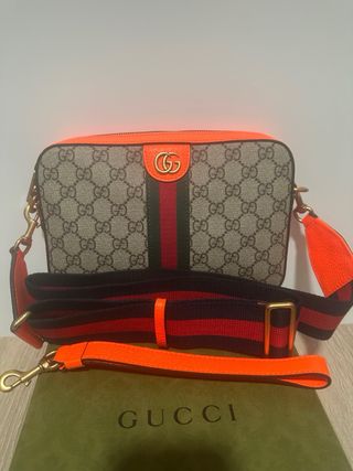 Bolso Gucci GG Supreme Naranja