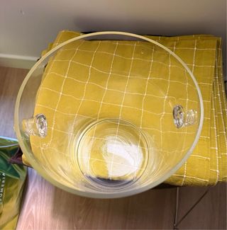 Cubitera hielera champanera cristal vintage