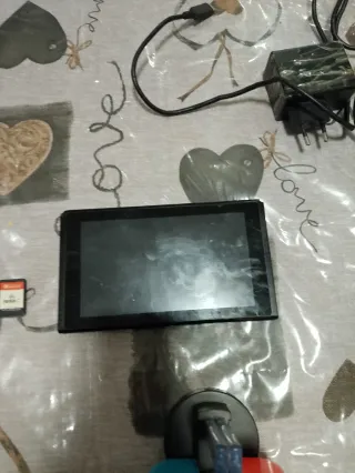 Nintendo swich con asesorios nesesarios