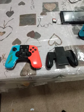 Nintendo swich con asesorios nesesarios