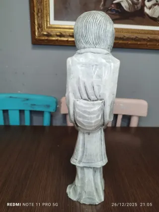 GEISHA FIGURA JAPONESA VINTAGE MARMOL