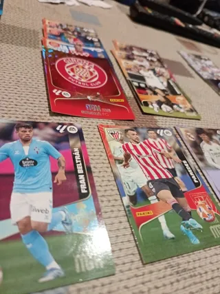 Lote de cromos de fútbol