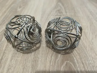 Adornos para cortinas de metal