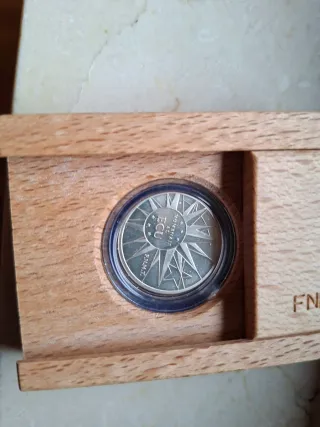 Moneda Plata Homenaje ECU 1989