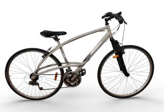 Bicicleta Urbana Decathlon Gris