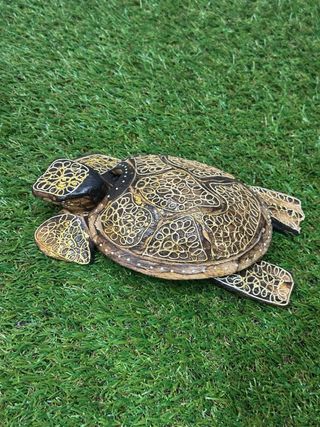 Cenicero Artesanal Tortuga Marina Madera