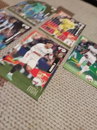 Lote 5 cromos fútbol Panini