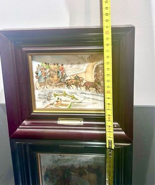 Cuadros Las 4 Estaciones Vintage Madera