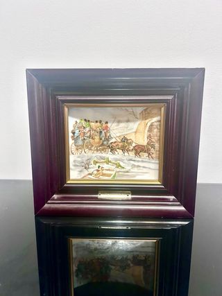 Cuadros Las 4 Estaciones Vintage Madera