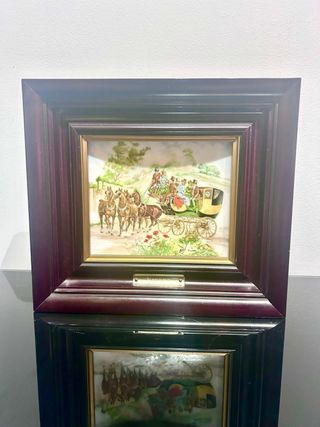 Cuadros Las 4 Estaciones Vintage Madera