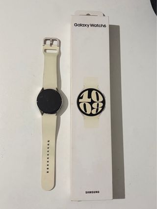 Samsung Galaxy Watch 6 Plata Correa Blanca