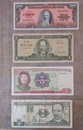 Lote 36 Billetes Mundo Antiguos y Modernos