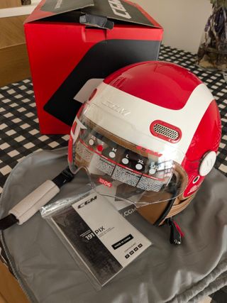 Casco CGM Jet 191G PIX Rojo Talla S