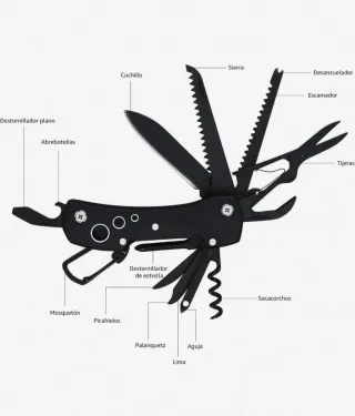 Herramienta Multiusos Negra