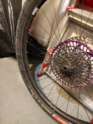 Ruote in carbonio di Kasper, 1296 gr.