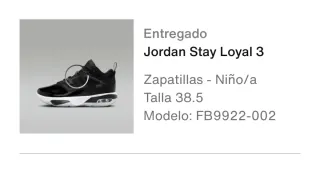 Zapatillas Jordan Stay Loyal 3 Negro/Dorado