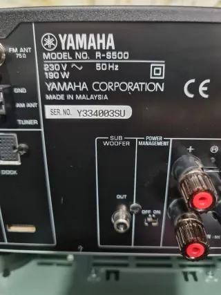 Ricevitore stereo HiFi Yamaha R-S500