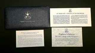 PLATA SET FILIPINAS 1975 PROOF