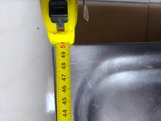 Fregadero doble seno cocina metal