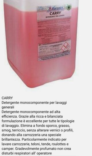 Detergente Eurodet CARRY per autolavaggio