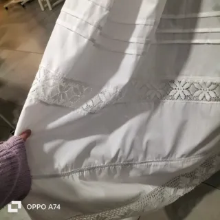 Enagua Fallera Blanca con Encaje