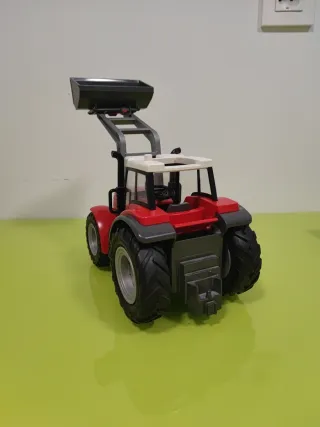 Tractor Playmobil Rojo con Pala