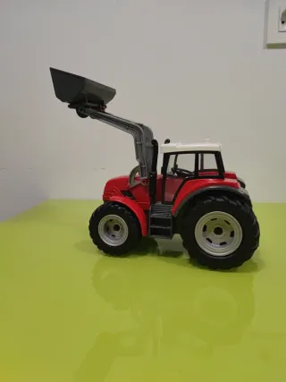 Tractor Playmobil Rojo con Pala