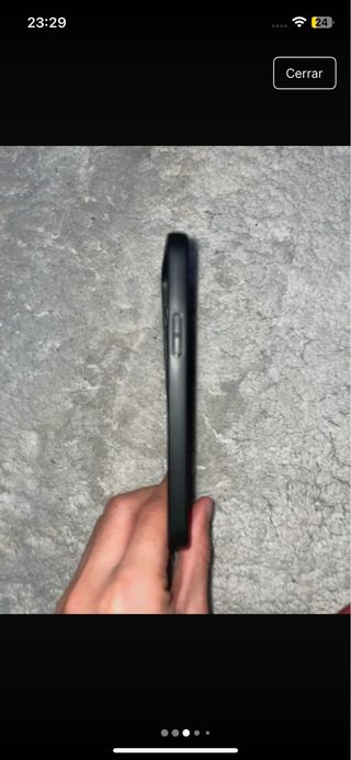 Funda iPhone 12/12 Pro Negra Corazón