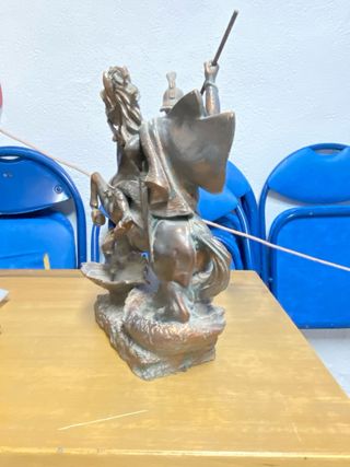 Figura San Jorge y Dragón Bronce