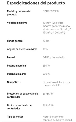 Patinete Xiaomi Mi Electric Scooter Essential