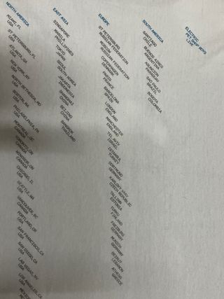 Camiseta Pet Shop Boys Electric Live 2013 Talla S