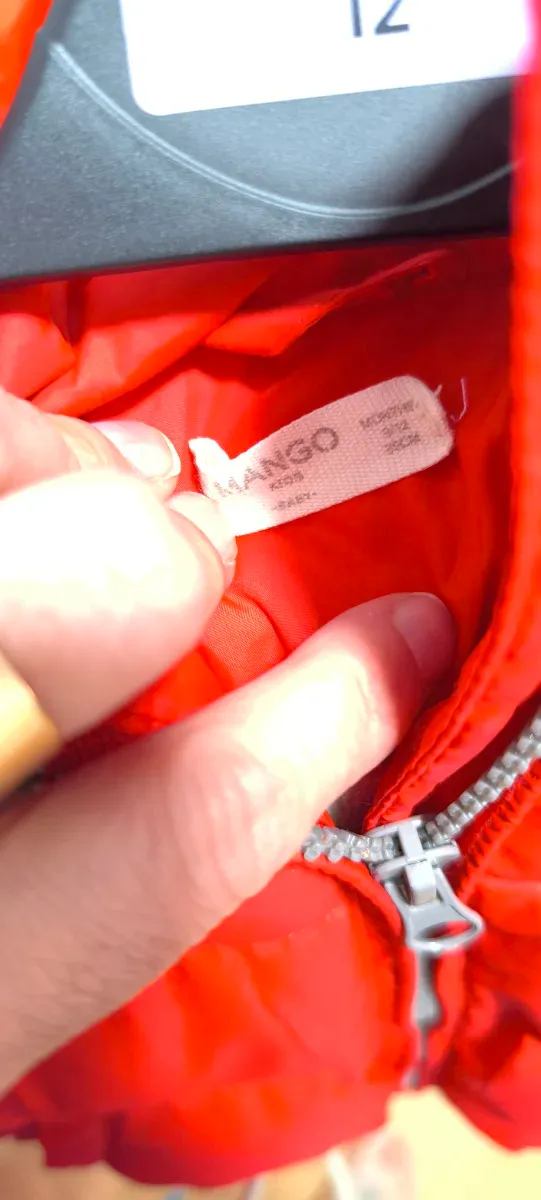 Abrigo Mango Bebé 9-12 meses