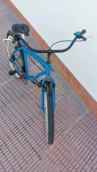Bicicleta Chopper Azul