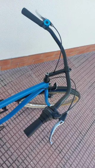 Bicicleta Chopper Azul