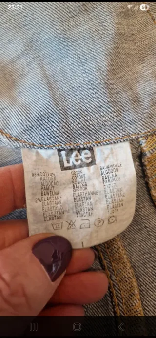 Chaqueta Vaquera Lee Talla l