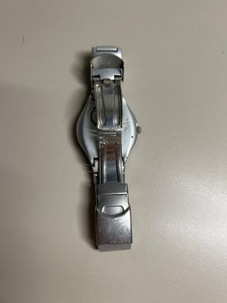 Reloj Swatch Hombre Azul y Plateado