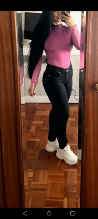 Body S/M degradado rosa y morado