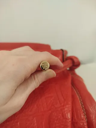 Bolso Carolina Herrera Rojo Piel