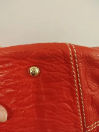 Bolso Carolina Herrera Rojo Piel