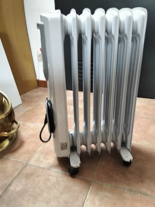 Radiador de aceite blanco