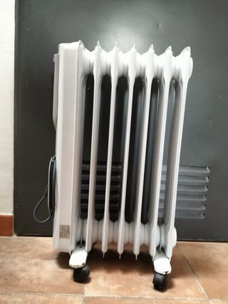Radiador de aceite blanco