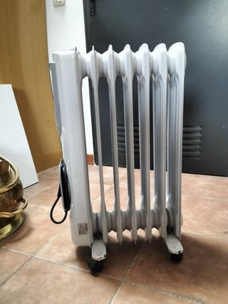 Radiador de aceite blanco