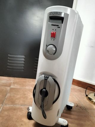 Radiador de aceite blanco