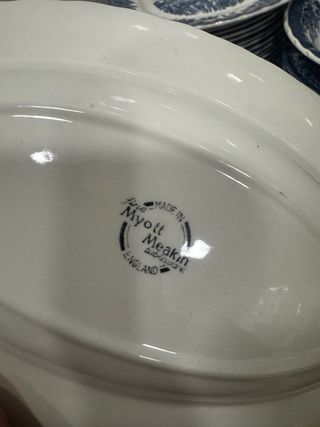 Vajilla Inglesa completa antigua.