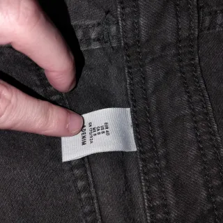 Peto Vaquero Negro Denim