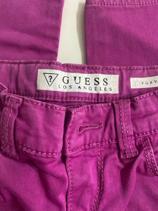 Pantalón pitillo Guess morado 6 años