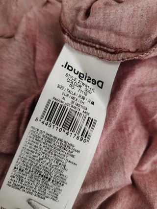 Camiseta Desigual Estampada Roja